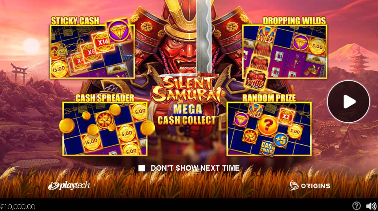 Silent Samurai Mega Cash Collect (Playtech) Image 1